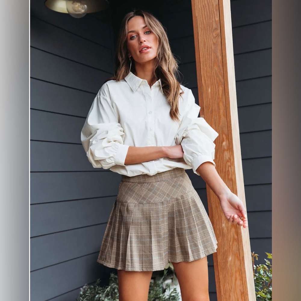 NTW! Vici Cotton Button Down Top - Picture 2 of 9
